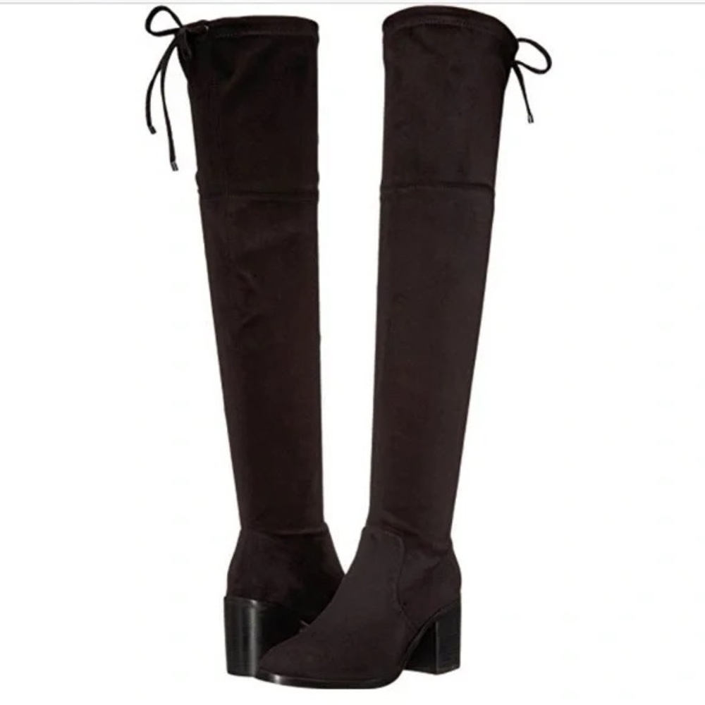 Steve Madden Black Over-the-Knee Boots
